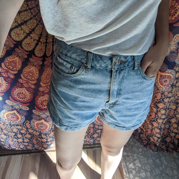 High rise denim | Mom jeans shorts - Picture 4 of 5
